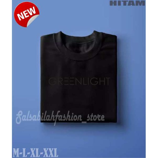 Kaos pria distro greenlight better ada 8 warna basic kaos pria distro