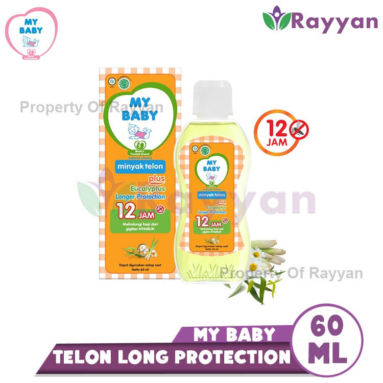 [MT]My Baby Telon Oil 60ml/90ml/150ml  Plus Minyak Telon Bayi Bru Lahir Perlindungan 8 jam|Telon Bayi anti nyamuk|telon anti gigitan nyamuk