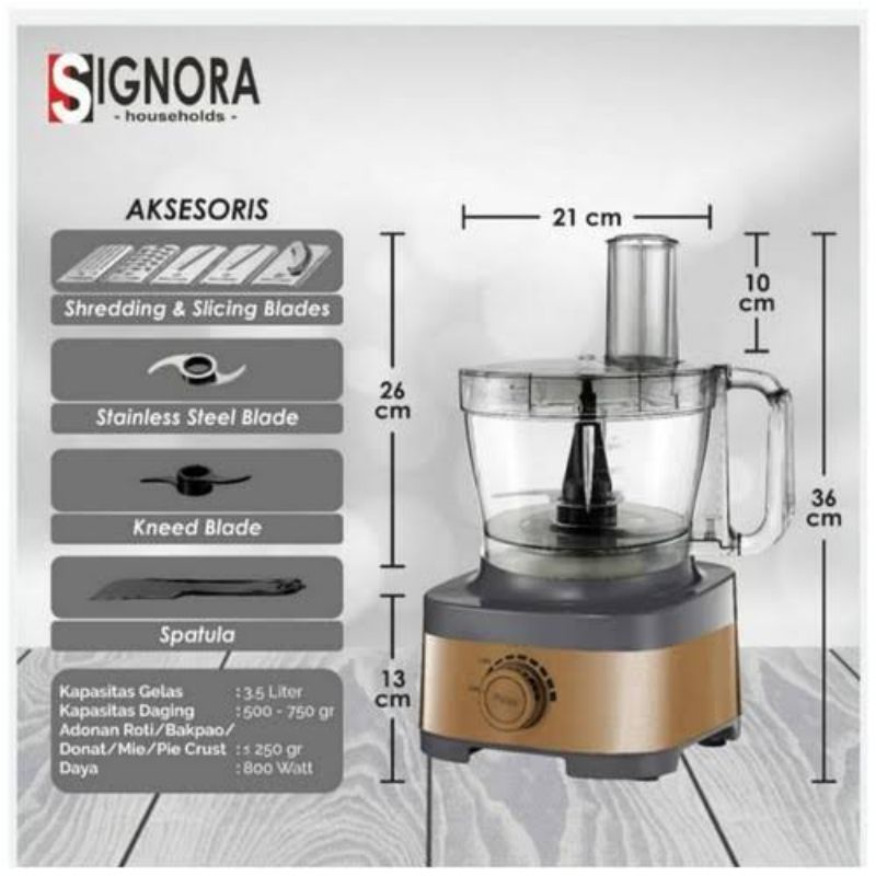 Food Processor Pro Signora