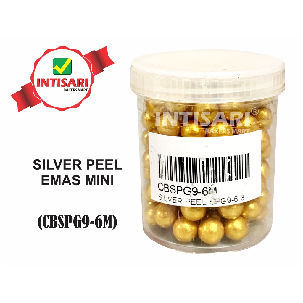 SPRINKLE MUTIARA EMAS DEKORASI KUE 50 G - 100 G