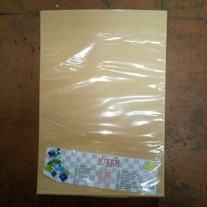 

Eklusif Amplop Coklat Polos Folio Isi 100 Lbr - Viken Limited