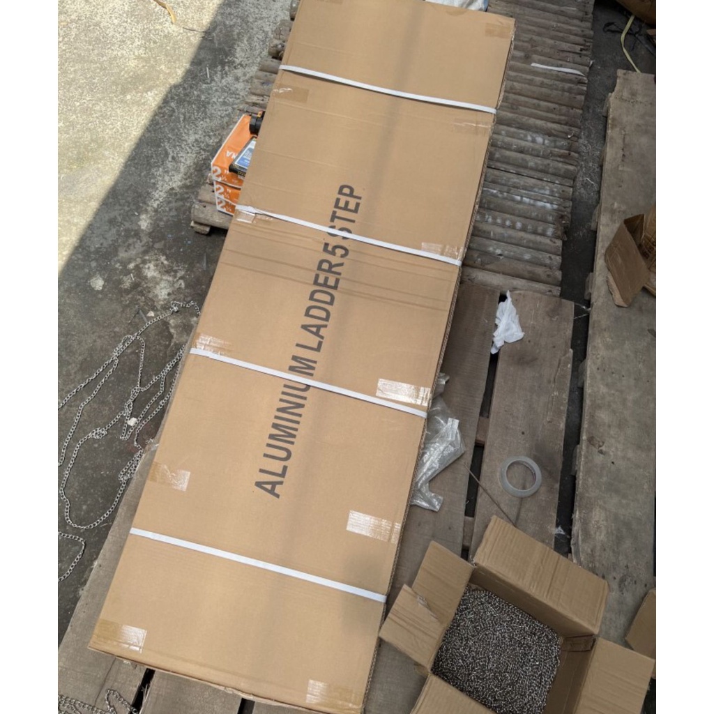 Tangga Rumah Lipat Aluminium Ladder Stainless MULLER 6S Kaki