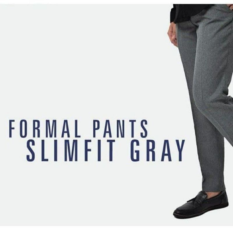 CELANA KANTOR FORMAL PRIA SLIMFIT BAHAN DASAR KAIN WOLL KUALITAS