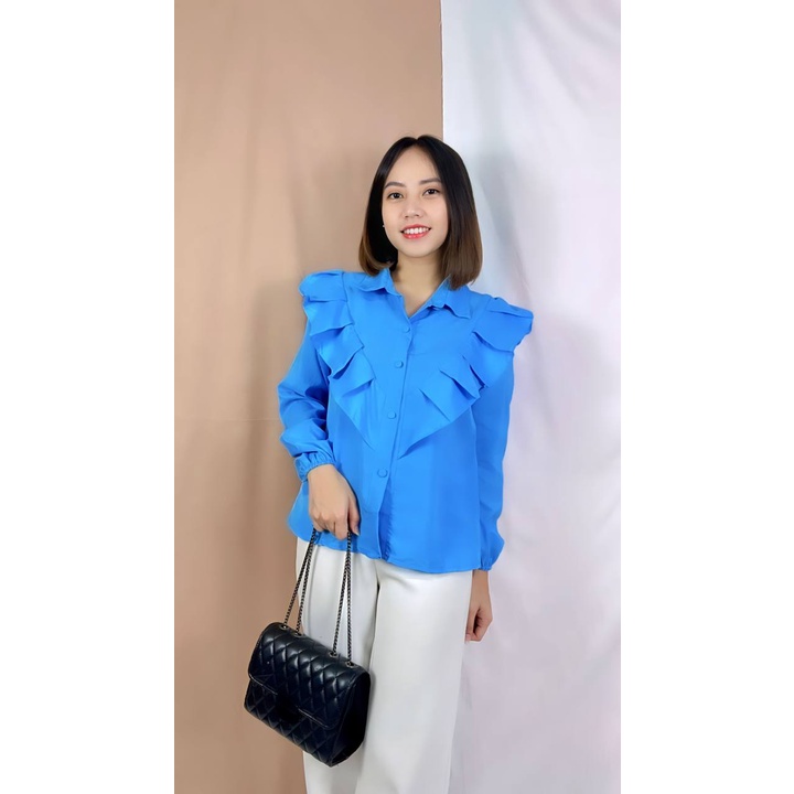 RX FASHION - LELANA TOP BLOUSE KATUN TWISTCONE / FIT TO XL / PREMIUM BLOUSE WANITA  / LEIKA BLOUSE / BLOUSE NANDA ATASAN WANITA KEKINIAN- NN