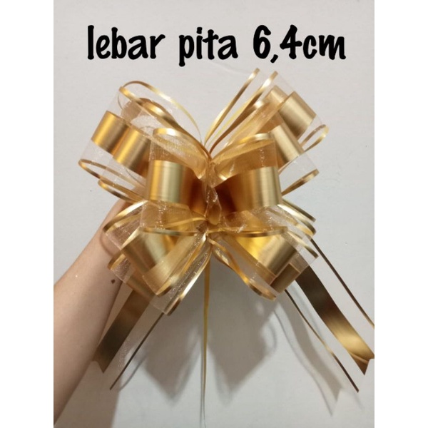 1 pcs pita kupu jumbo lebar 6,4 cm