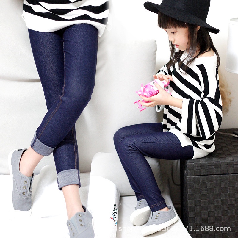 JEGGING JEANS Anak Bayi s.d 10 Tahun / Legging Jeans Anak Laki Perempuan Celana Panjang Polos Tebal