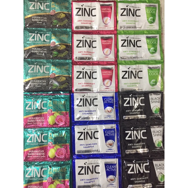 Shampoo Zinc sachet rencengan
