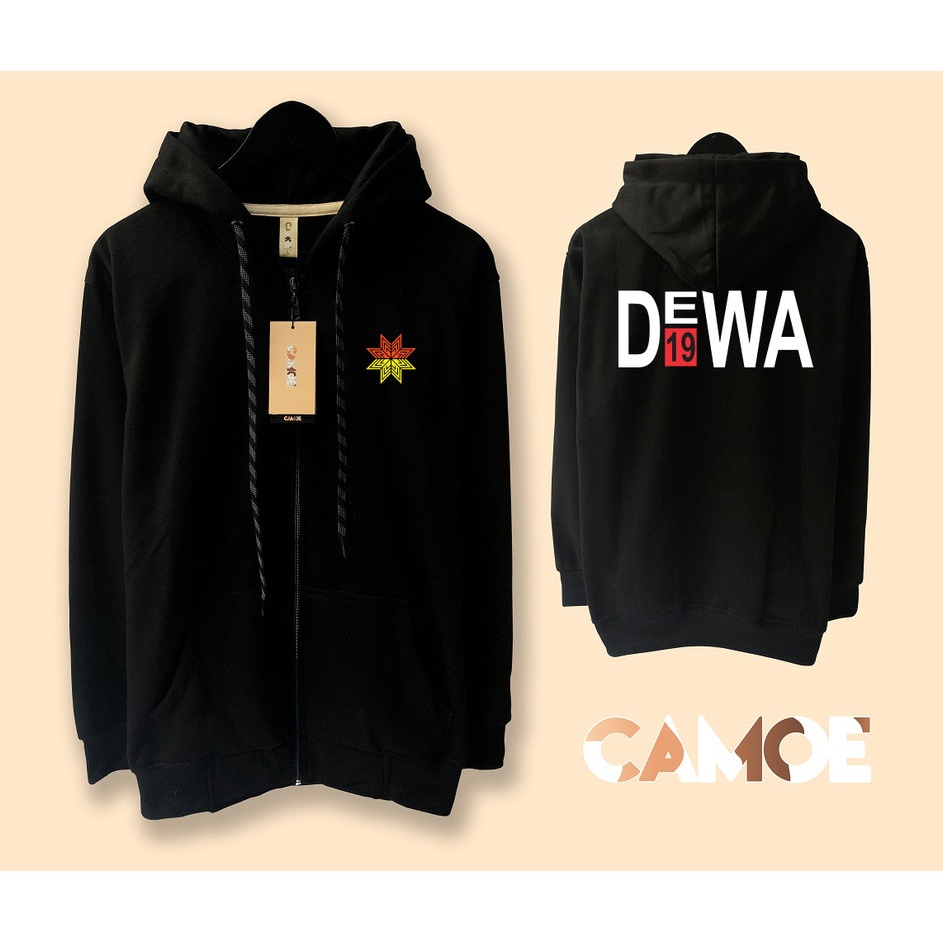 Jaket Hoodie Zipper Dewa 19 Bala dewa logo