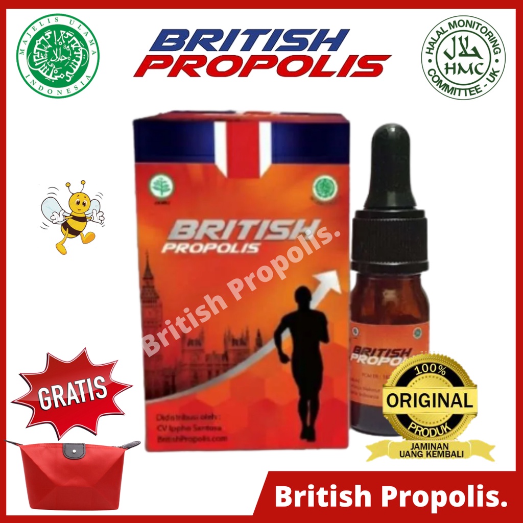 British Propolis Original 100% Bantu Atasi Kolesterol Asam urat Diabetes Promil Kista