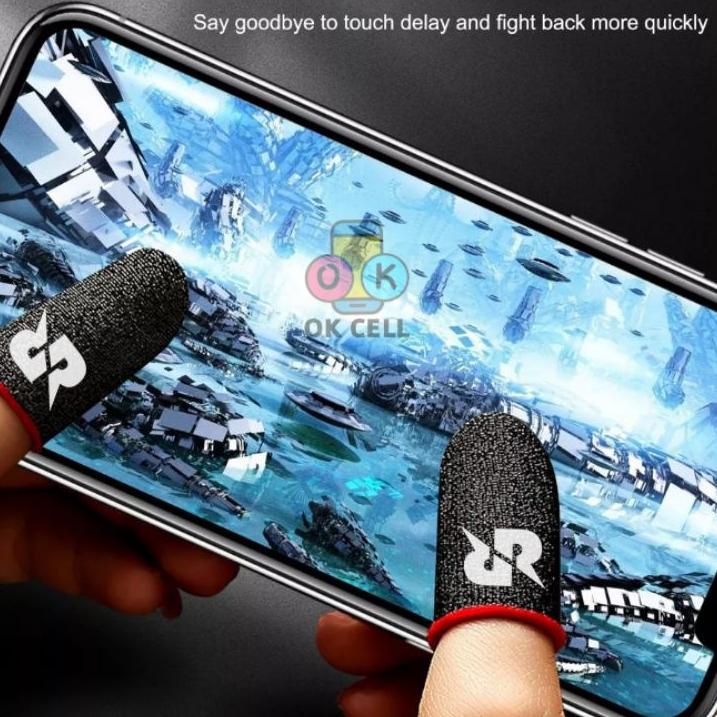 Buruan Dapetin--RRQ Sarung Gamers Anti Keringat Super Sensitif / Sarung Jari Tangan Jempol Game ff m
