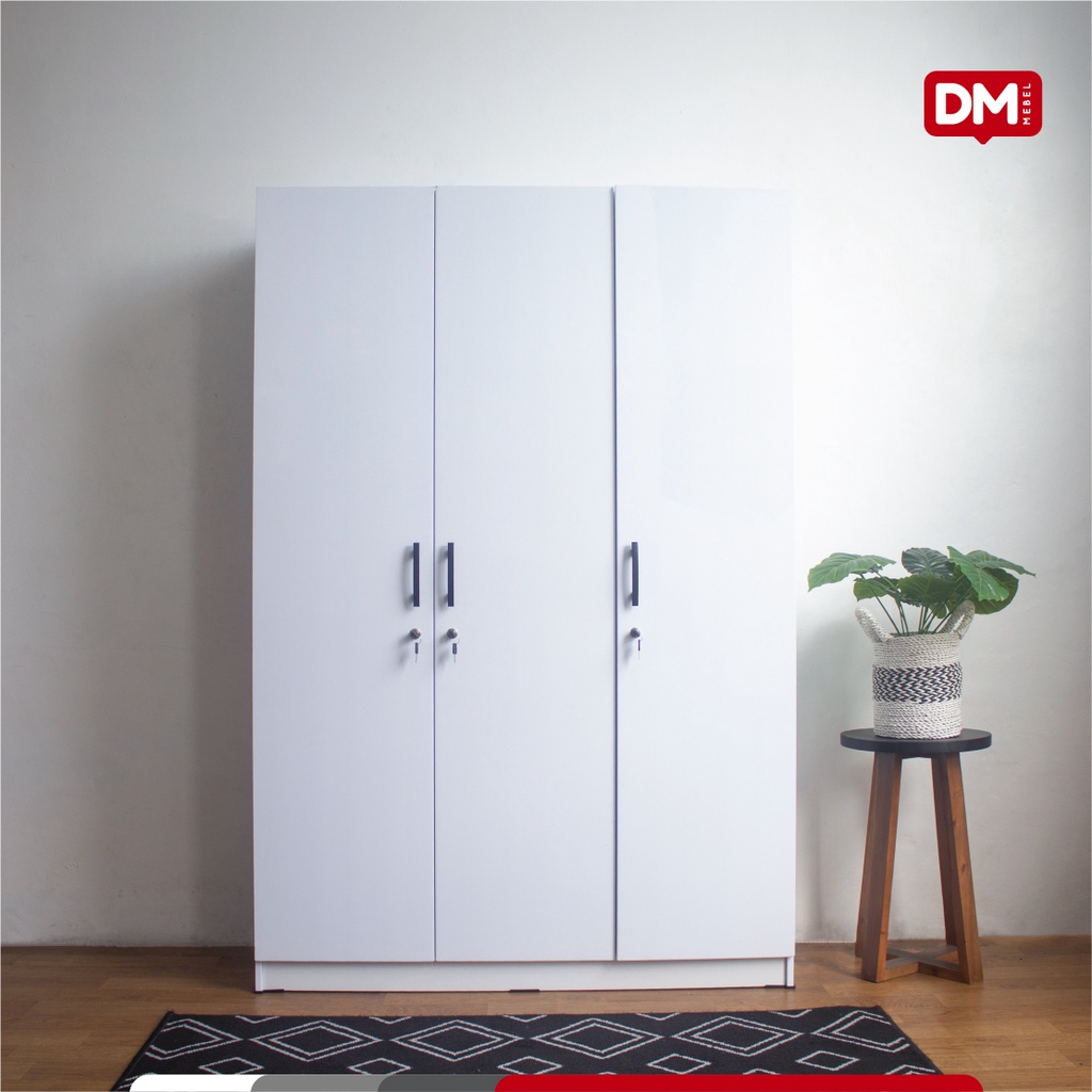 Lemari UPVC Pintu 3 Edelweiss - DM Mebel