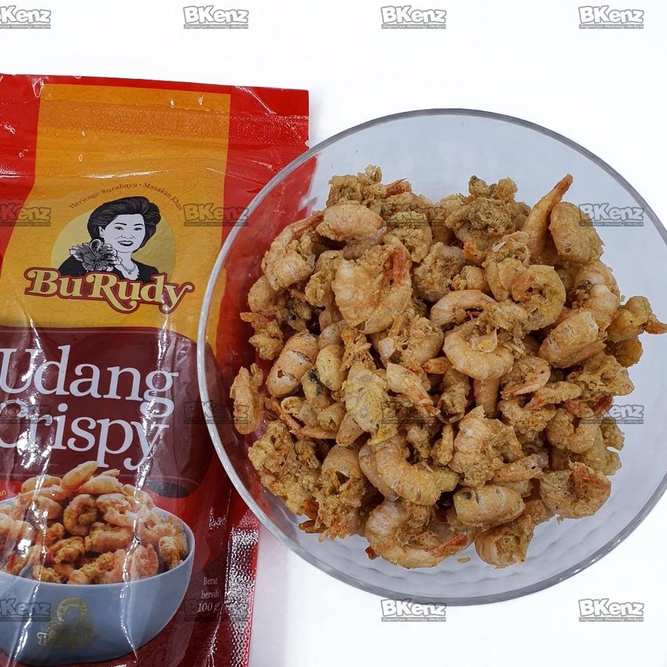 

Bestseller.. Bu Rudy Udang Goreng Kering Crispy Kemasan Pouch Z0P