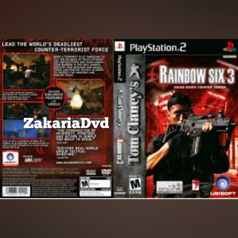 Kaset Ps 2 Rainbow Six 3