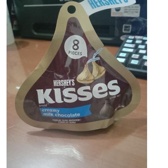 

CSB6n1M--Halal~Hershey's Kisses Creamy Milk Chocolate/Almonds Choc 36g Product Malaysia