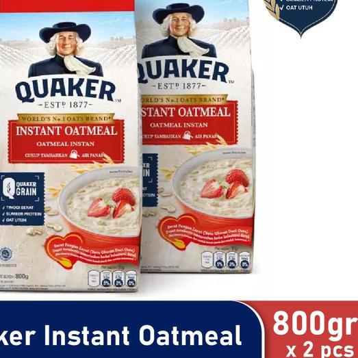 

Quaker Instant Oatmeal 800 gr - Twin Pack