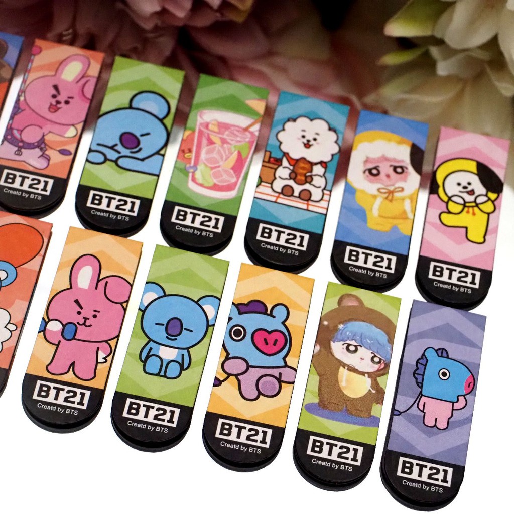 

COD - Pembatas buku magnet / stick note magnet / bookmark / stickey note magnet
