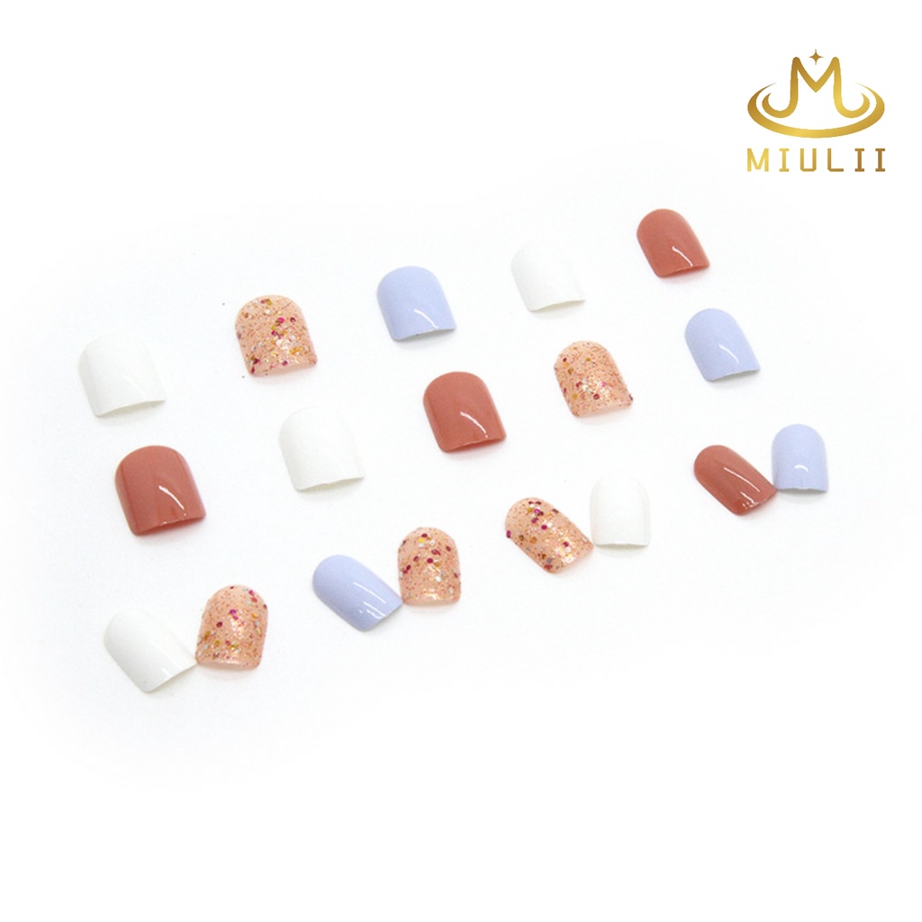 MIULII / KUKU PALSU   A0586  / 24PCS / 3D / NAIL ART / PREMIUM / CUTE / FREE LEM JELLY / KUTEK