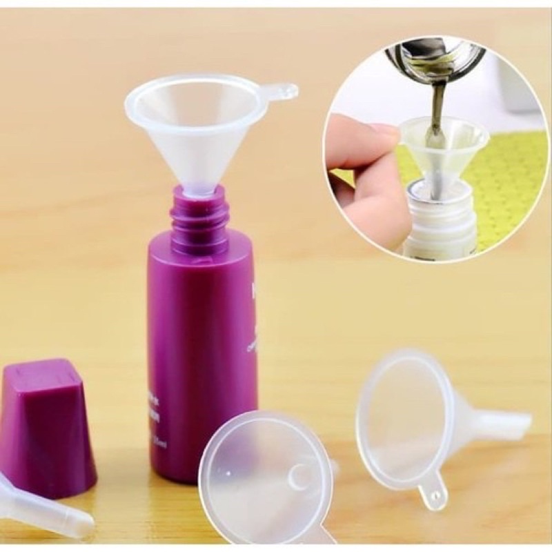 CORONG MINI PLASTIK MINYAK PARFUME/CORONG MINI PLASTIK KECIL FUNNEL PROMO SEN