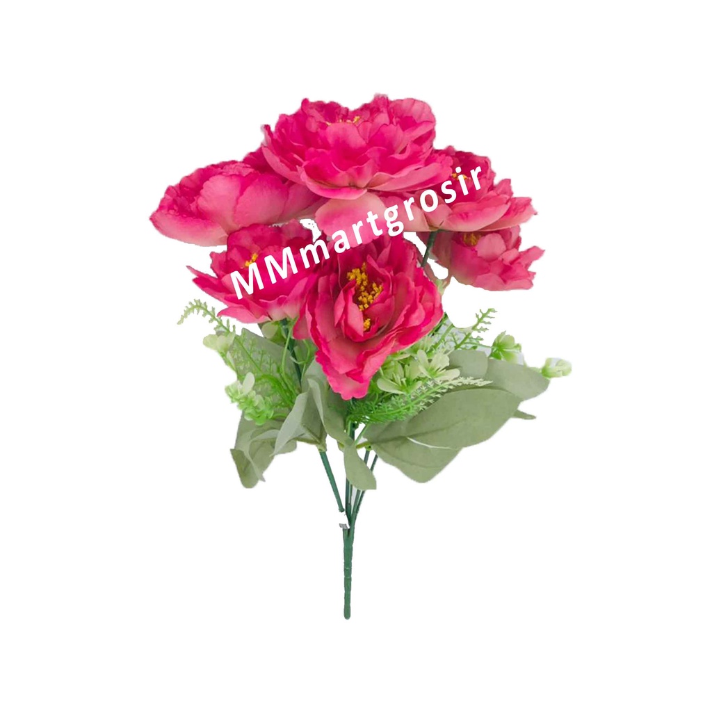 Bunga Peony Hias / Bunga Peony Artificial / Bunga Cantik / Bunga Hiasan