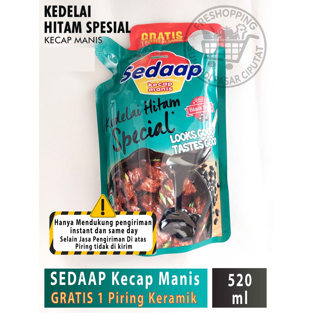 SEDAAP Kecap Manis Pouch 520ML