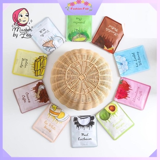 Fashion Fair - Masker Organik by LEA Gloria | Masker Bubuk Travel Size 10 grm 20 gr 50g