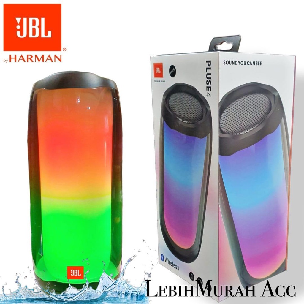 JBL PULSE 4 Speaker Bluetooth Wireless Portable LED 360 Lightshow and Sound Super Bass High Quality OEM