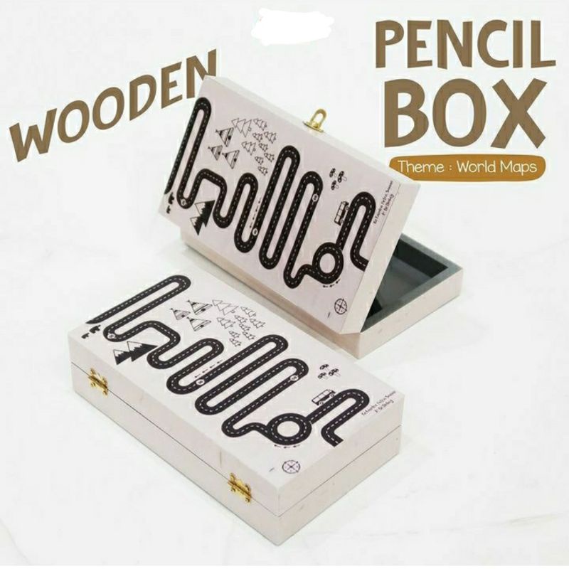 

TEMPAT PENSIL ANAK CUSTOM KARAKTER MOTIF NAMA Wooden Gift Souvenir Pencil Box SOUVENIR ULTAH ANAK