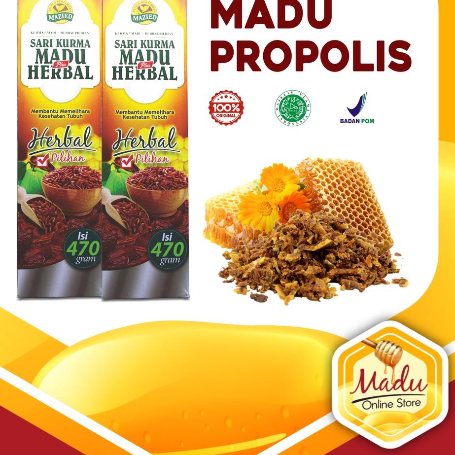 

COD✔️SARI KURMA MADU PLUS Herbal Angkak Propolis Jambu Biji Mazied|KD7