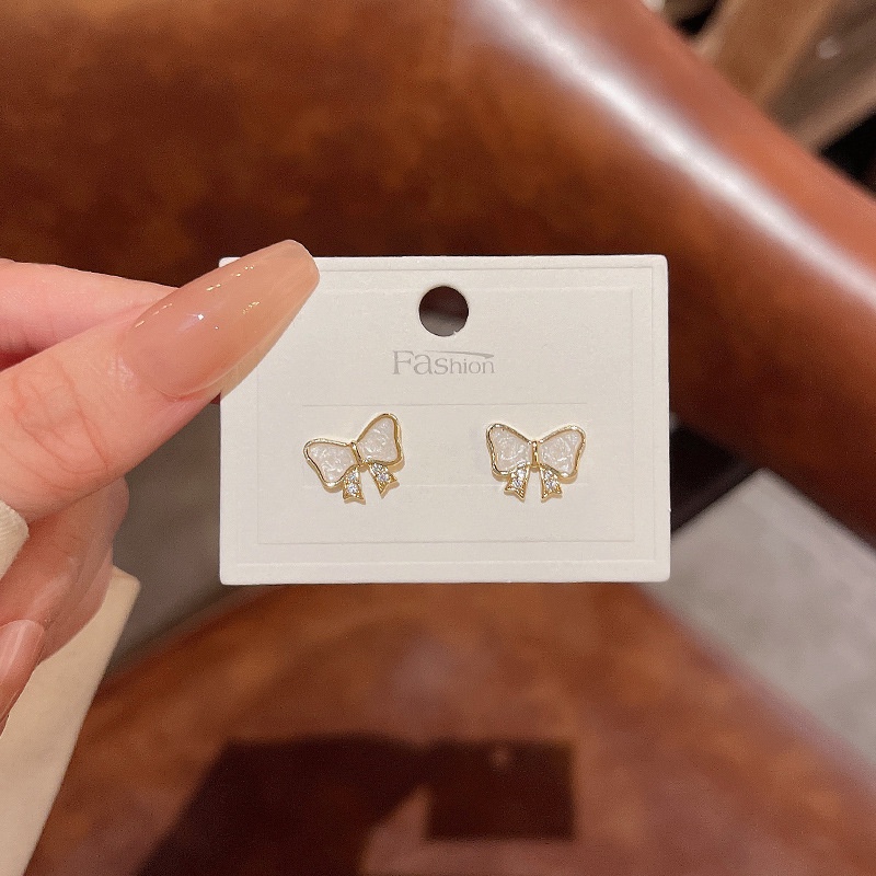 Anting Tusuk Sterling silver 925 Desain Pita Kecil Lucu Untuk Wanita