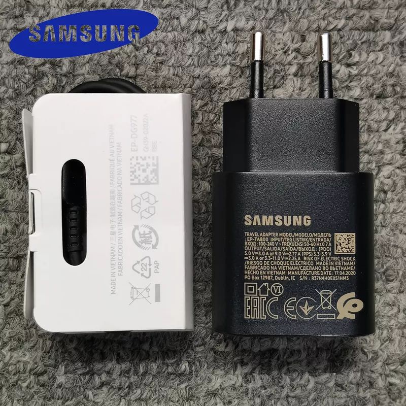 CHARGER SAMSUNG GALAXY Z FOLD2 FOLD 2 CARGER ORIGINAL100% 25WATT USB TYPE C TO TYPE C SUPER FAST CHARGING ORI CASAN