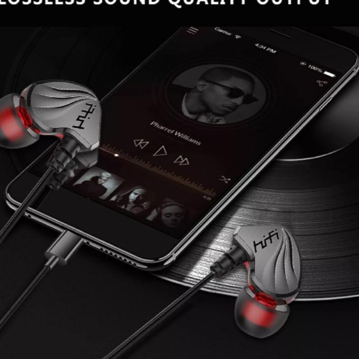 Handsfree Earphone 6D Headset Gaming Stereo Bass Surround Headset Kabel