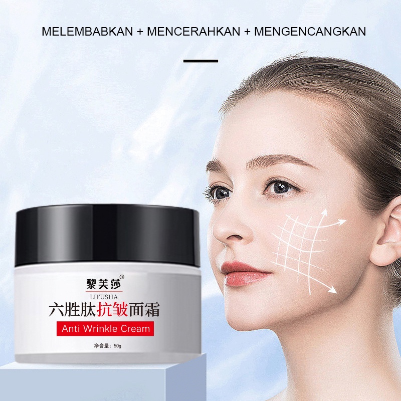 ORIGINAL ASLI ORIGINAL CREAM ANTI AGING ANTI KERUT MENCERAHKAN WAJAH AMAN BPOM Krim anti kerut anti kerut anti penuaan menghidrasi melembabkan mengencangkan otot kulit memperbaiki kerutan dan garis halus