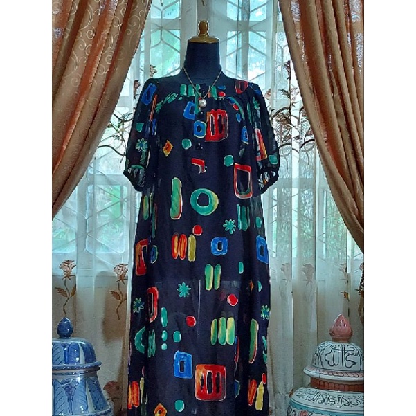 Dress Hitam Balon