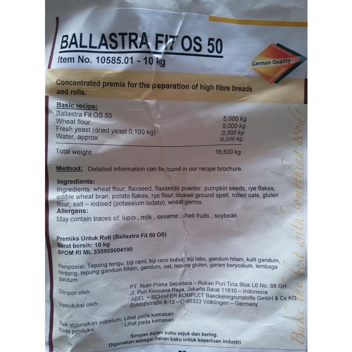 

[COD] tepung gandum ballastra repackan 500gr [COD]