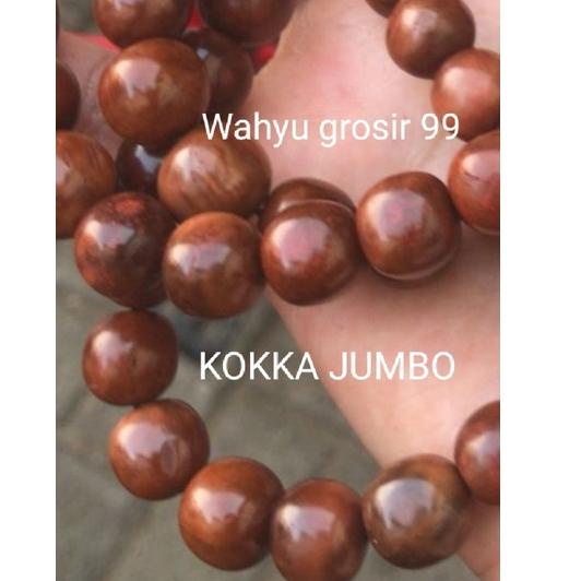 KGT.18Oc22a ◦ tasbih kokka jumbo /tasbih kokka asli 12mm /tasbih kaoka kokkah berkualitas /tasbih mu