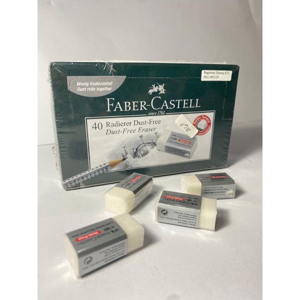 

PENGHAPUS / ERASER FABER CASTELL KECIL PUTIH