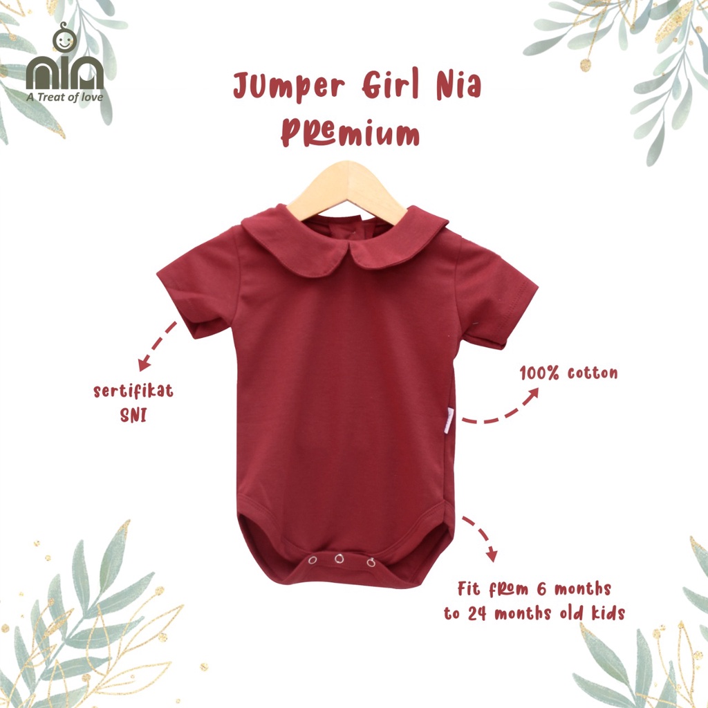 NIA BABY JUMPER PREMIUM GIRL - JUMPER BAYI PEREMPUAN PREMIUM