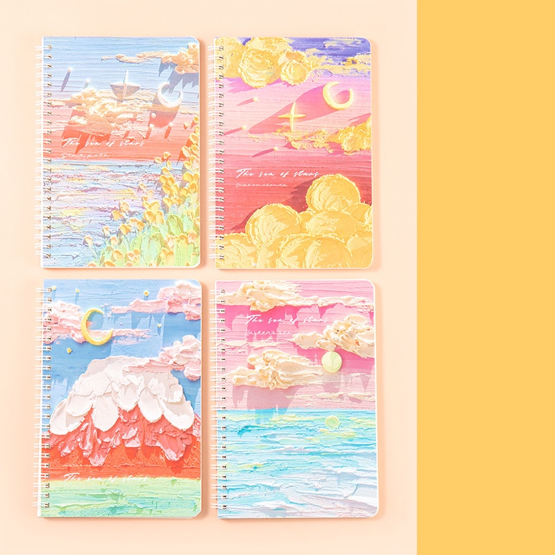 

[Whispers] Buku Tulis Catatan Notebook Ring A5 / Notebook Journal / Buku Tulis A5 Spiral Notebook