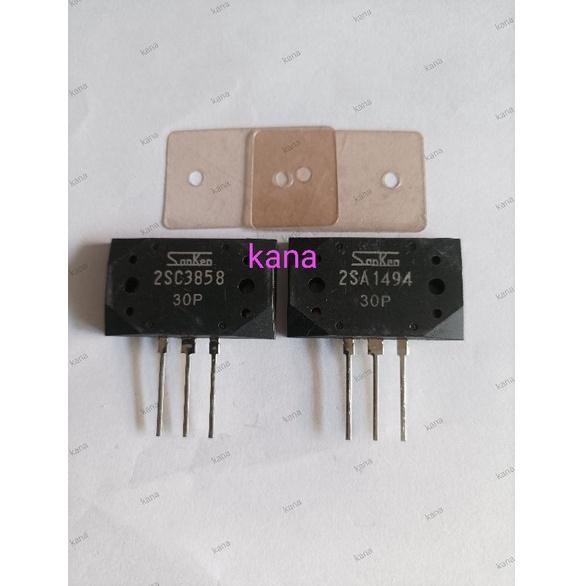 COD Transistor Sanken 2SA1494 2SC3858 Original Seri 30P + Mika (ART. W7)