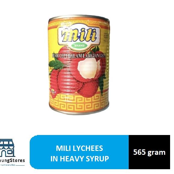 

Terbaru dan terlaris Leci Kaleng / Lychees Mili Brand 565 Gram serbuuu !