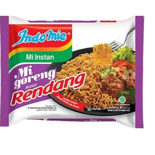 

New Trend--SS | Indomie Goreng Rendang Mie Instan 91 gr 5 pcs/Banded