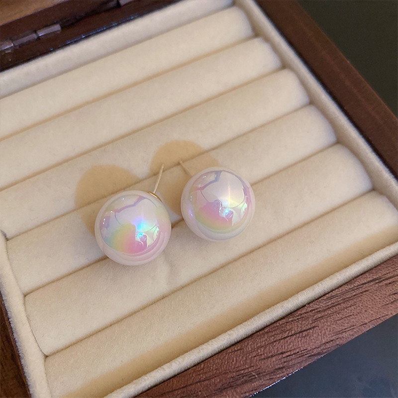 Anting Tusuk Gantung Desain Mermaid Hias Mutiara Gaya Simpleretroperancis Untuk Wanita