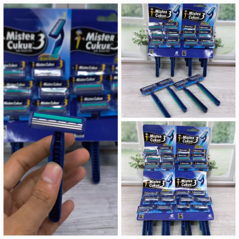 Alat Cukur Isi 24Pcs Cukuran Jenggot Alat Cukur Kumis