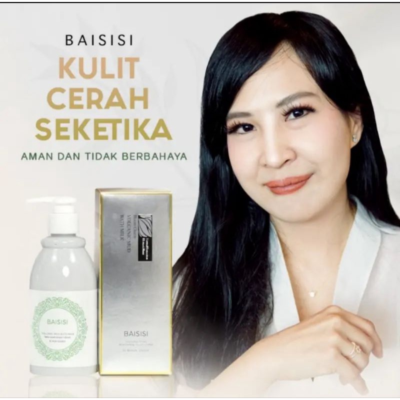 Sabun Mandi Lumpur Vulkanik / Volcanic Mud Bath Milk Baisisi Whitening Pemutih Badan