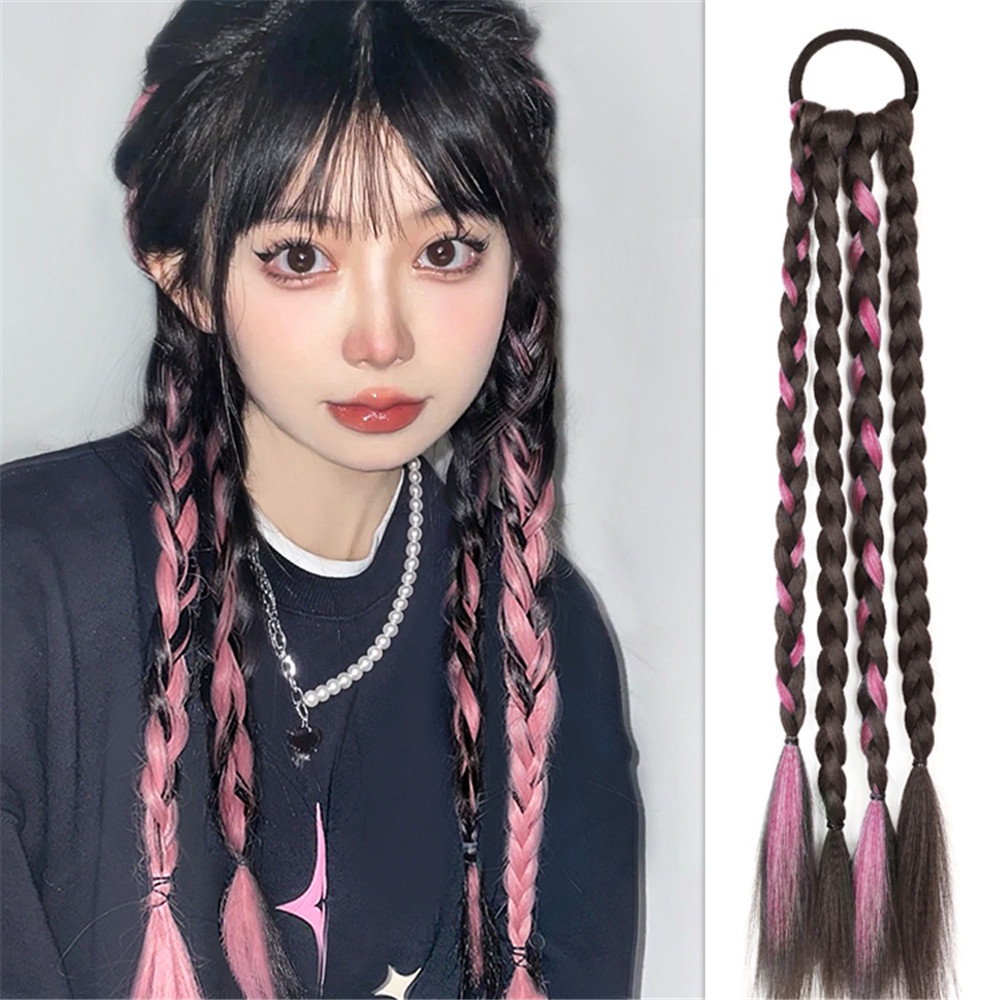 1pc Tali Rambut Kepang Twist Untuk Aksesoris Wanita