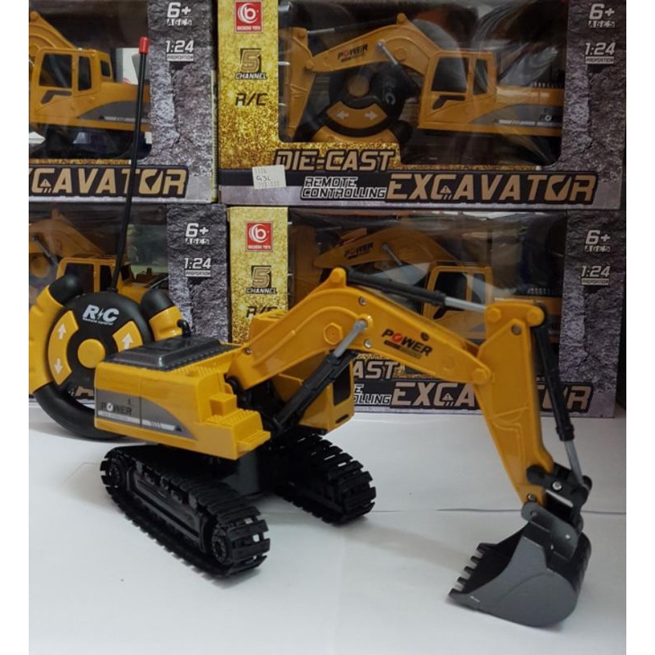 Mainan Mobil Remot Kontrol RC Beko Excavator Truk Model