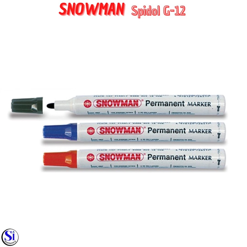 

Spidol Permanen Snowman G-12/Snowman Permanenmarker g-12