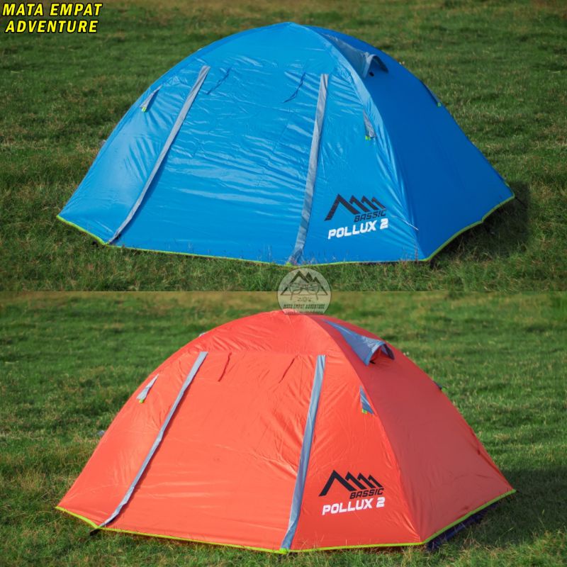 Jual Tenda Camping Bassic Pollux 2 3 Orang Frame Alloy Include Footprint Tenda Ultralight 0715