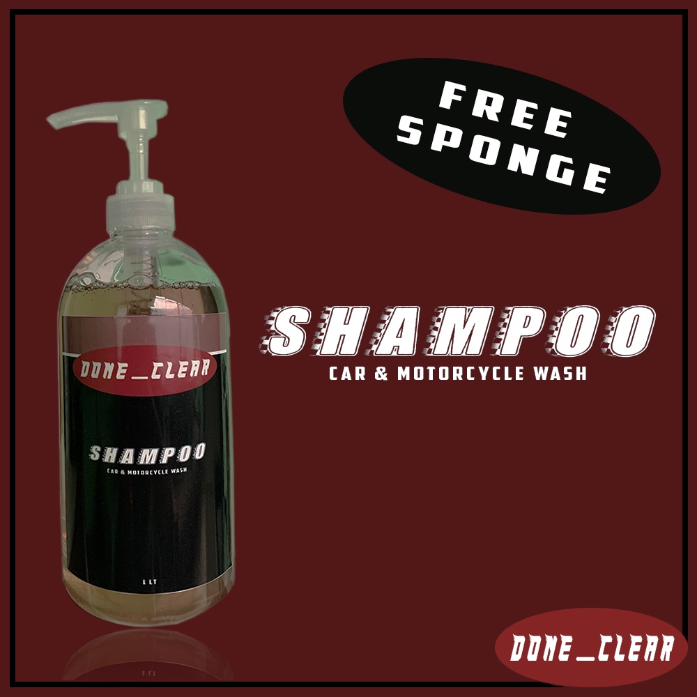 SHAMPOO car & motorcycle wash