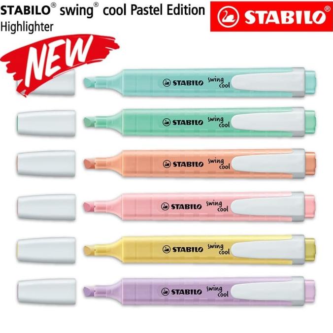 

STABILO SET 6 - Swing Cool Pastel Edition / Highlighter 6 pcs / Pen an